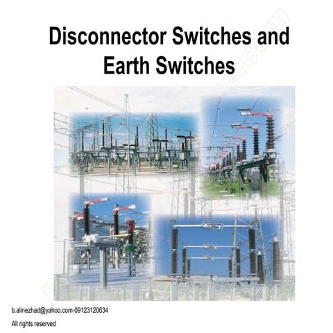 Disconneting switch pert. 7