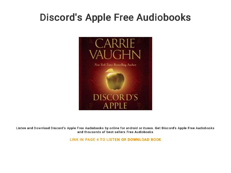Discord S Apple Free Audiobooks