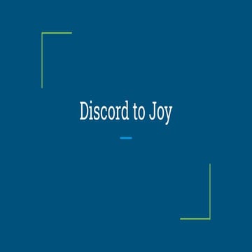Discord to Joy- A MELAS Quiz