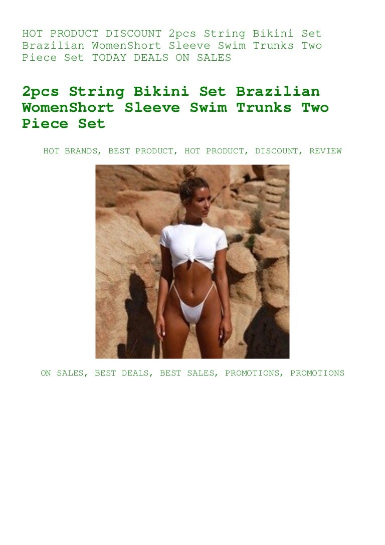 swim short bikini set