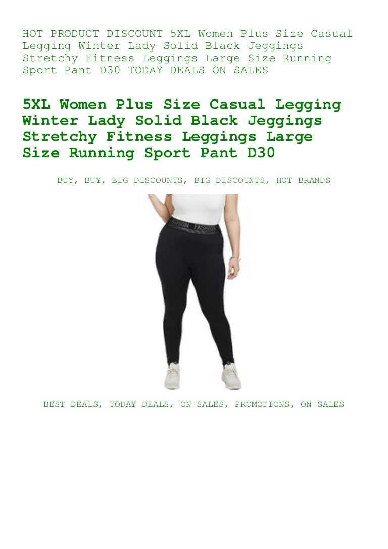 women's plus size black jeggings