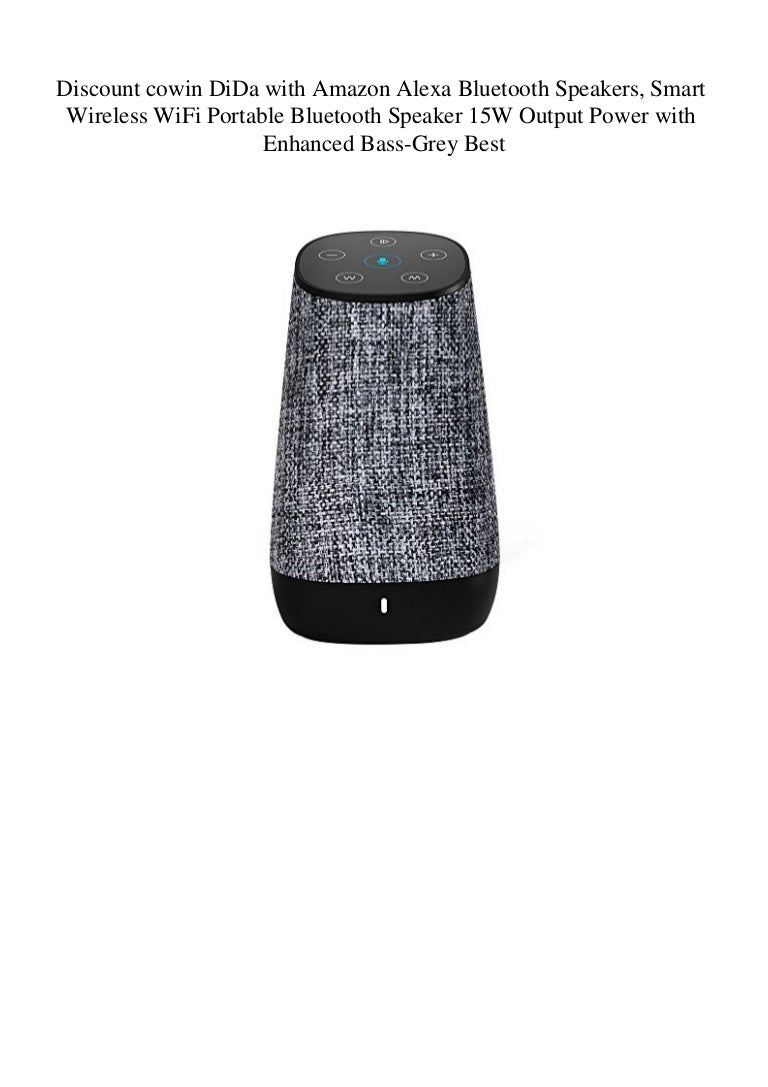 best portable alexa speaker