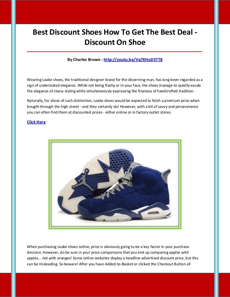 discount shoe stores