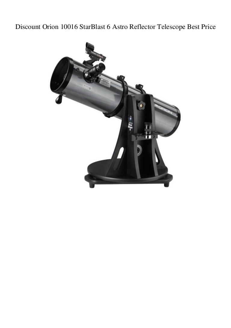 orion 10016 starblast 6 astro reflector telescope