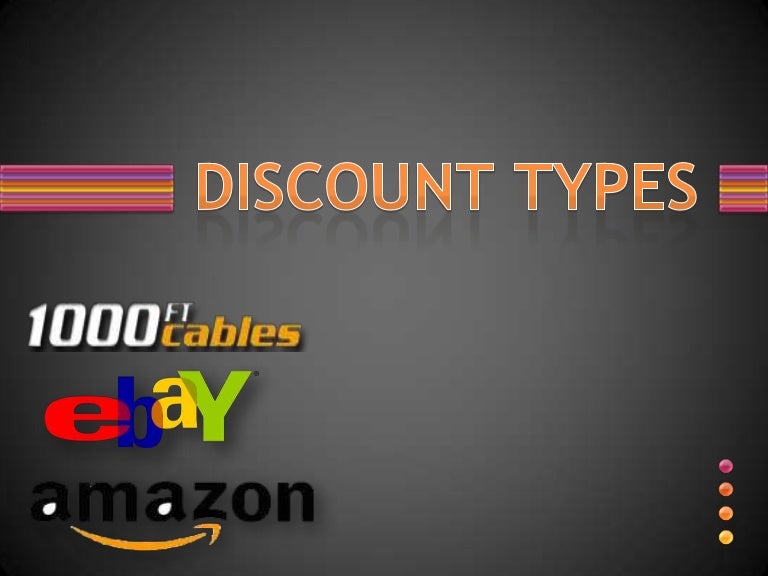 Discount Types