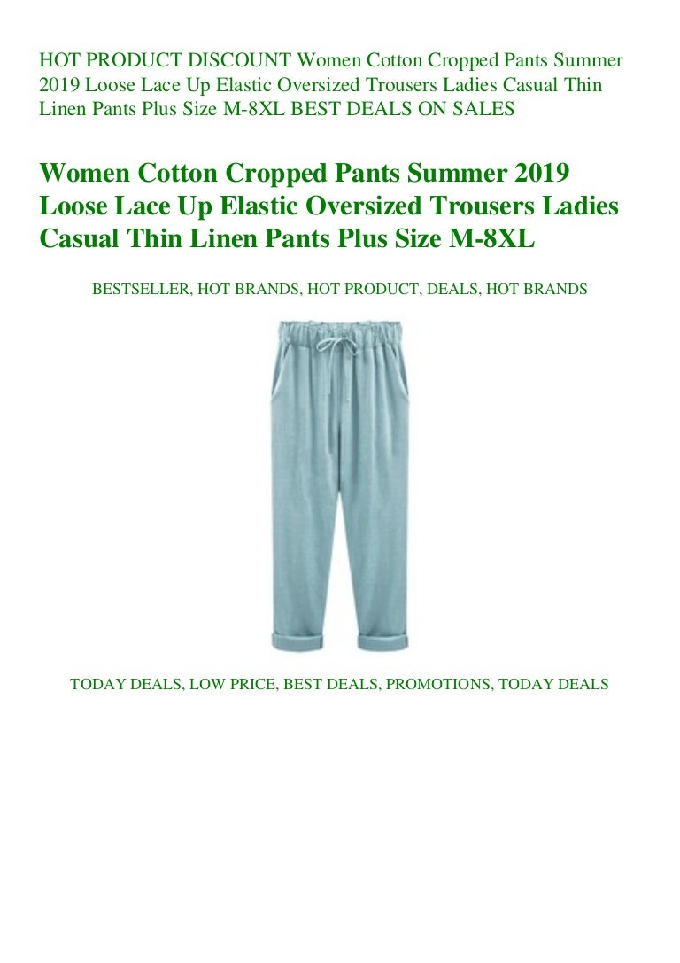 summer trousers ladies 2019