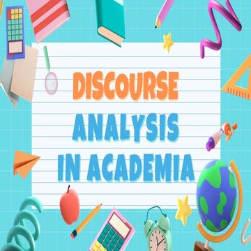 discourse analysis in academia, discourse in academic settings .pdf