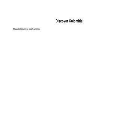 colombia en presentacion pdf para adultos | PDF