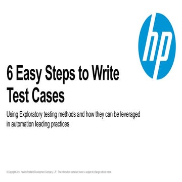 6 Easy Steps to Write Test Cases