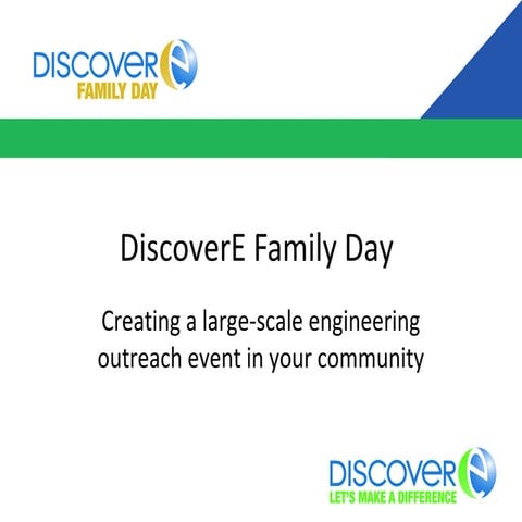 DiscoverE Family Day Toolkit 