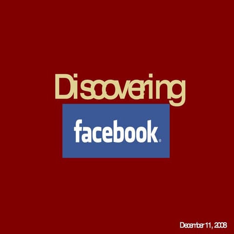 Discover Facebook (New)