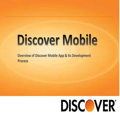 Discover financial presentation