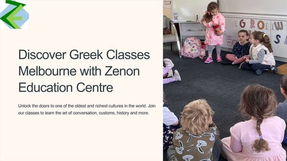 Greek Language School Melbourne | Zenon Education: Learn Greek in ...