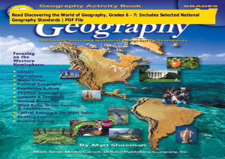 Read Discovering the World of Geography, Grades 6 7 Includes Selec…