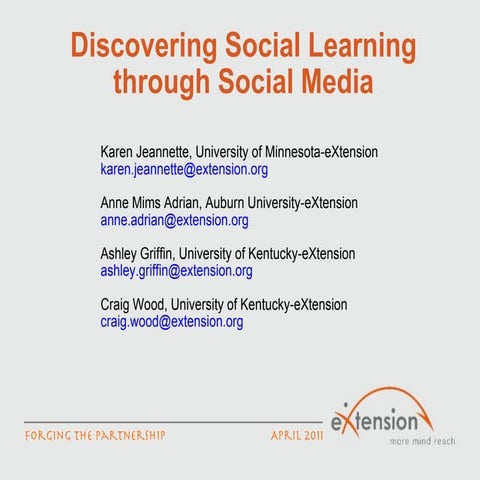 Discovering social learning_ss