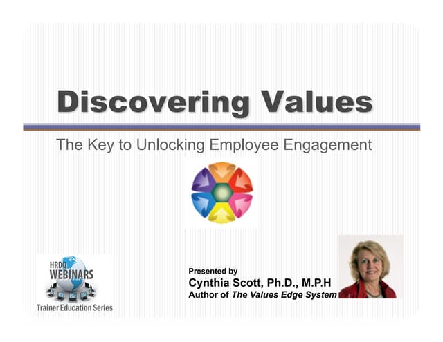 Discovering Values: The Key to Unlocking Employee Engagement