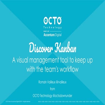 Discover Kanban - A visual management tool to keep up with the team's workflow