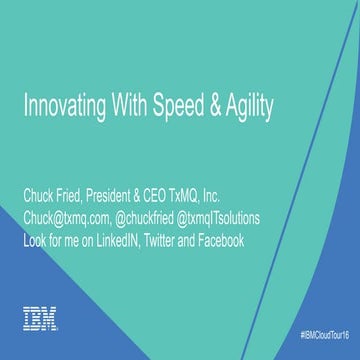 Discover - Innovating With Speed and Agility