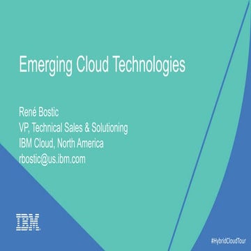Discover - Emerging Cloud Technologies