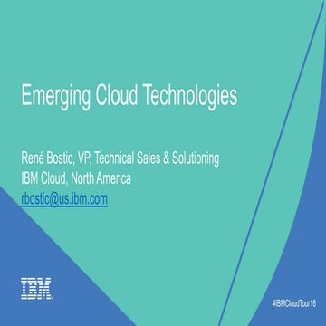 Discover - Emerging Cloud Technologies
