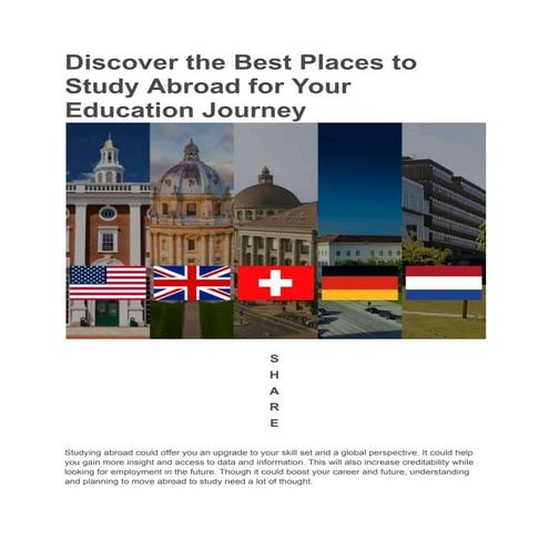 Discover the Best Places to Study Abroad for Your Education Journey.pdf