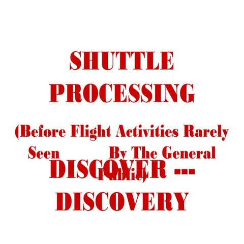 Discover the discovery