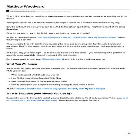 Discover The Marketing Power Of Snapchat Today