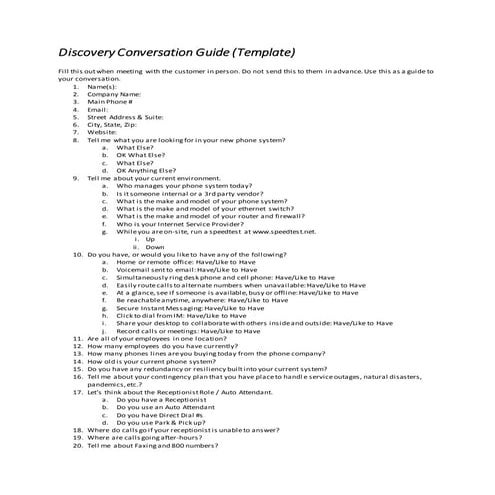 Discovery Conversation Guide (template)