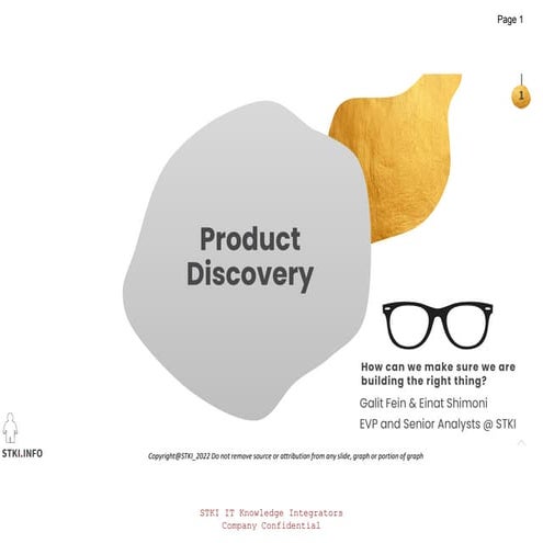 Discovery in product management 