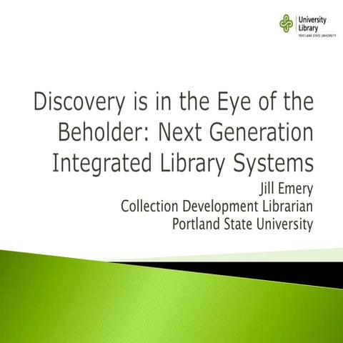 Discovery is in the eye of the beholder