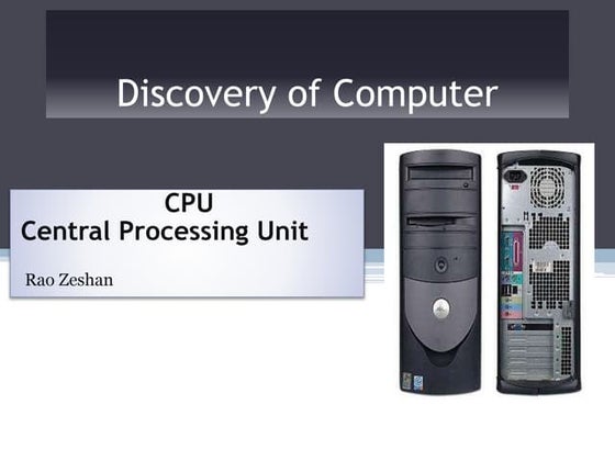 Main components of a computer | PPT