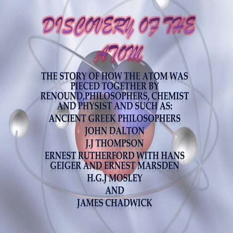 Discovery of the atom