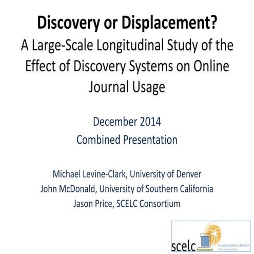 Discovery study detailed results 2014 december