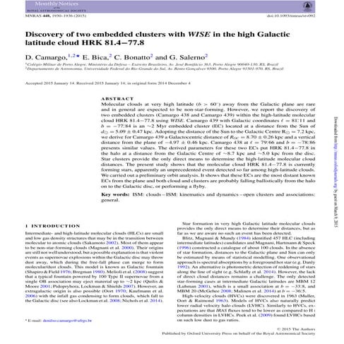 Discovery two embedded_clusters_with_wise_in_the_galactic_latitude_cloud_hrk8...