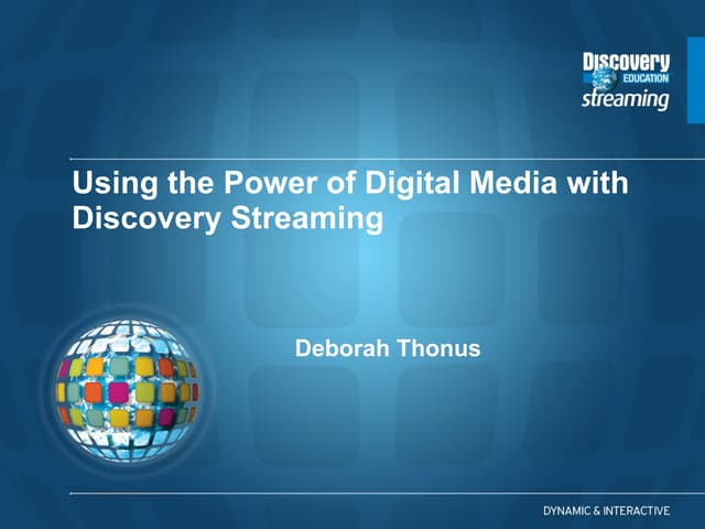 Discovery workshop PPT