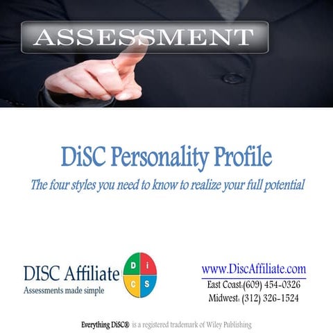 DISC Personalty Assessments - Your Key to Professional Success