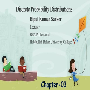 Discrete probability distributions