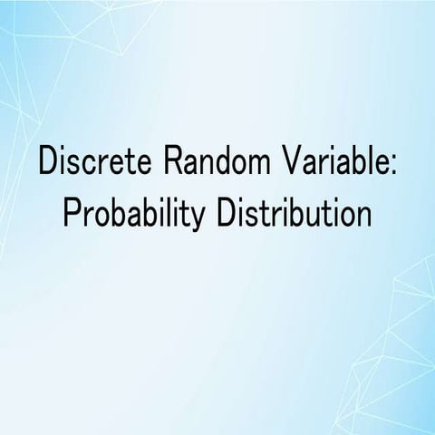 Chapter 4 part3- Means and Variances of Random Variables