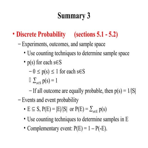 Introduction to and Discrete summary.ppt