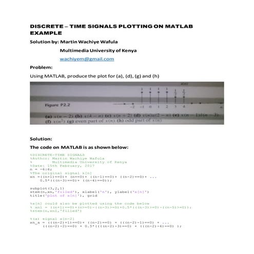 Using this Matlab code- clear all- close all- - clear workspace websa.docx