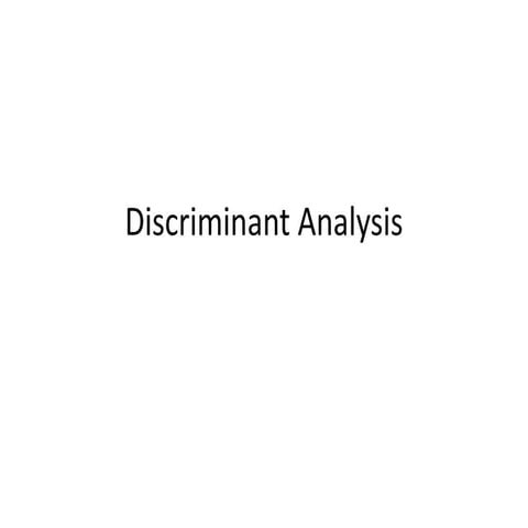 Discriminant Analysis.pptx