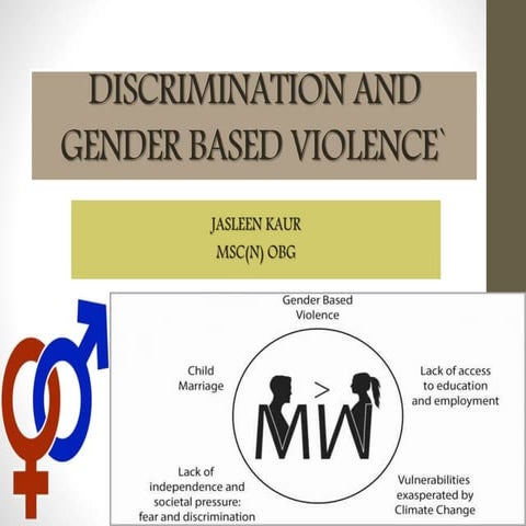 Discrimination and gender based violence`