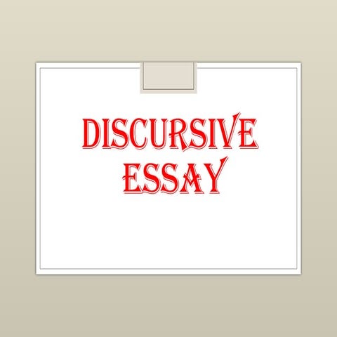 Discursive Essay for students in Academic Writing Course.pptx