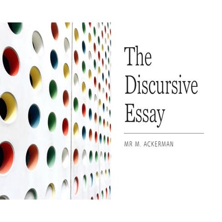 Comprehensive Guide to Writing Effective Discursive Essays | PDF
