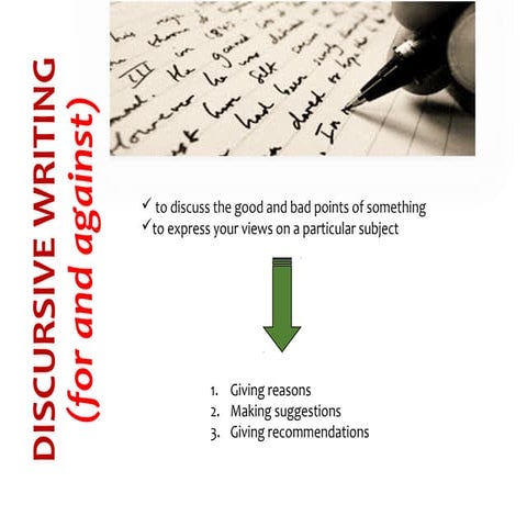 Discursive writing 1