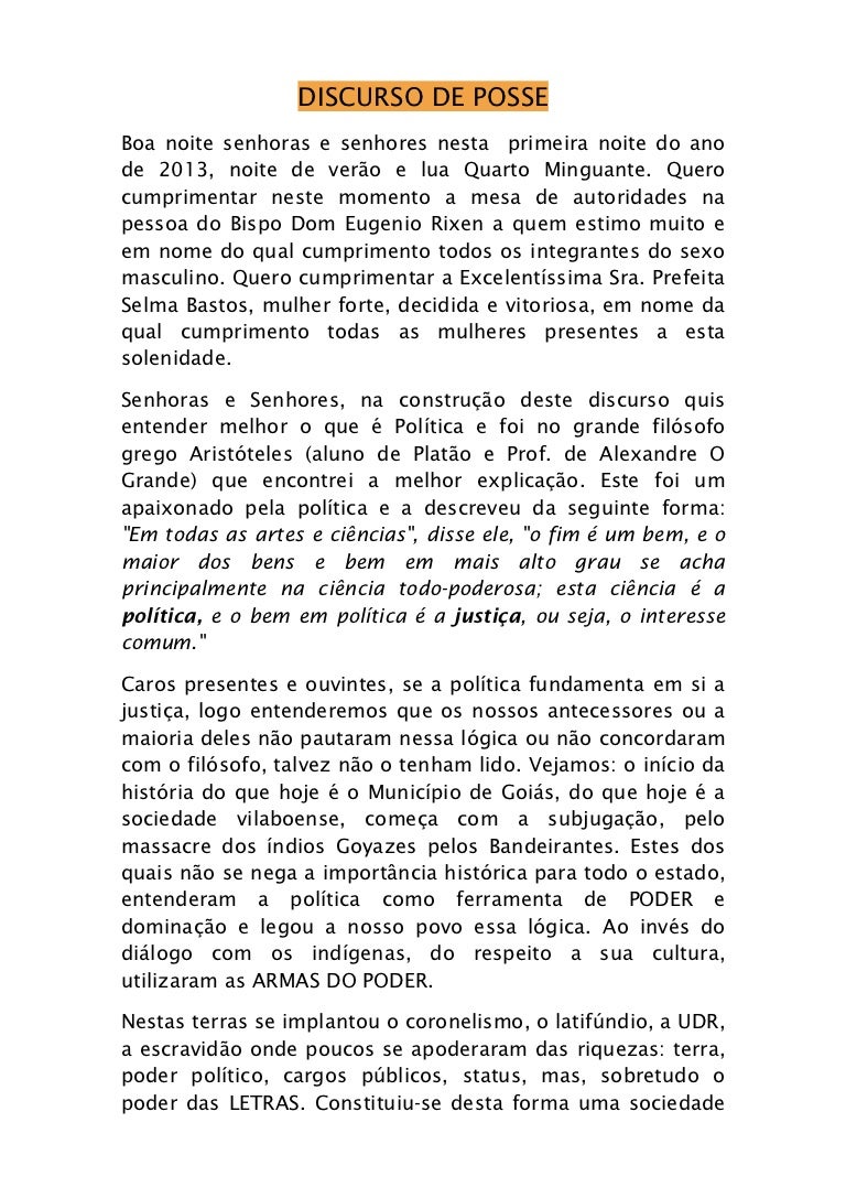 Qual Das Opções Abaixo é Um Exemplo De Discurso Linguístico