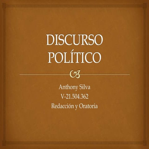 Discurso político