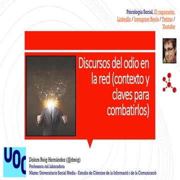 Discursos del odio en la red