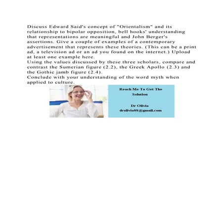 Discuss Edward Saids concept of Orientalism and its relationship .docx