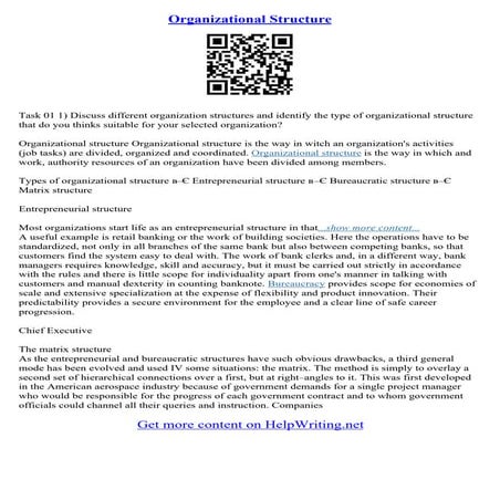 Discuss Essay Structure | PDF